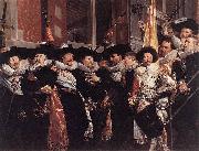 Hendrik Gerritsz. Pot Officers and sergeants of the St Hadrian Civic Guard on their retirement in 1630 France oil painting artist